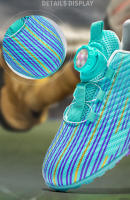 Zapatos de fútbol de marca para niños, botas de fútbol antideslizantes, tacos para niños y niñas, zapatillas de deporte para césped, calzado deportivo de entrenamiento atlético al aire libre - details 6