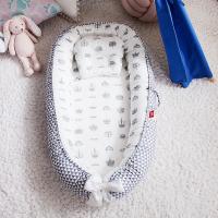 Baby Nest Bed with Pillows Portable Travel Crib Detachable Washable Infant Cotton Cradle Anti Pressure Toddlers Isolation Crib - details 16