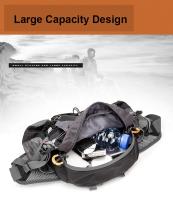 Bolso de cintura para acampar, bolso de hombro de nailon para exteriores, bolso cruzado de viaje, ciclismo, montar en b - details 6