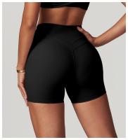 Pantalones Cortos de Yoga de Cintura Alta Nylon Transpirable y Secado Rápido - details 26