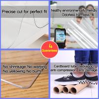 【Very thick】YOUYOU Mall 5.0MM  4-12 Seater PVC Tablecloth Transparent Rectangular Heat Resistant Waterproof soft glass Table cov - details 1