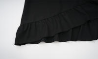 Nuevo vestido irregular retro europeo y americano, vestido con cordón medieval victoriano de manga corta con cuello de una palabra - details 17