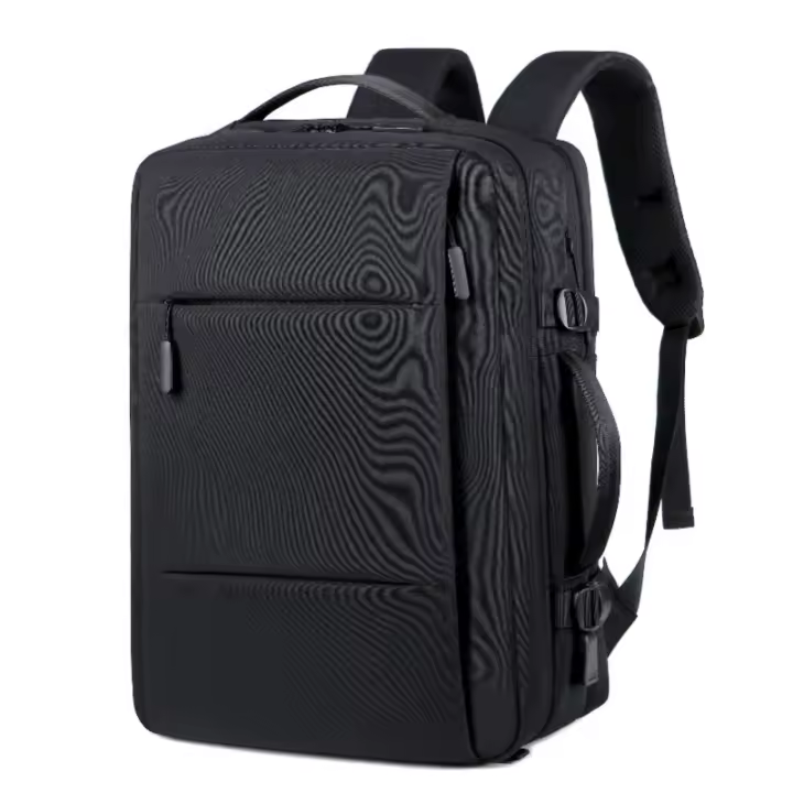 Mochila de viaje clásica para hombre, morral de negocios expandible con USB, bolsa de gran capacidad para ordenador portátil, impermeable, a la moda - 1