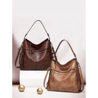 Bolsos de hombro de marca de diseñador para mujer, bolsos femeninos para viajes, fin de semana, al aire libre, bolso de mensajero grande de cuero, Invierno - details 1