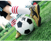 Zapatos de fútbol de césped profesional para niños de alta calidad, zapatos de fútbol antideslizantes de césped Artificial para niños, zapatos de entrenamiento deportivo - details 11