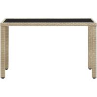 Mesa de jardín, muebles, mesa auxiliar, decoración exterior, terraza, exterior, patio, parque, ratán sintético gris - details 12