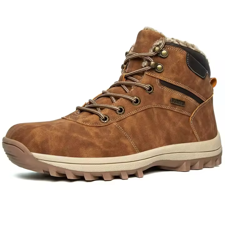Botas impermeables de invierno para hombre, zapatos para la nieve muy cálidas y zapatos deportivos - 1