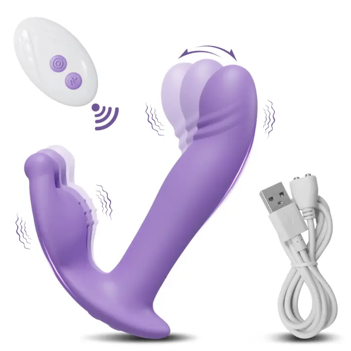 Vibrador con Control remoto para mujer, estimulador de clítoris, bragas portátiles, consolador inalámbrico de punto G, Juguetes sexuales femeninos, productos para adultos - 1