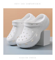 Nube agujero zapatos de las mujeres usan zapatillas EVA en verano, aumentando la playa desodorante de suela gruesa resistente al desgaste y transpirable bolsa cabeza de arrastre - details 11