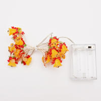 Cadena de luz de campana de decoración navideña LED, decoración de ambiente festivo, USB, fuente de alimentación de caja de batería - details 6