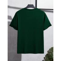 Camiseta de Manga Corta para Hombre 100% Algodón, Informal, a la Moda, Holgada, de Talla Grande, con Estampado de Letras, Deportiva - details 22