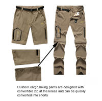 Pantalones De Camuflaje Para Hombre TRVLWEGO Resistentes Al Agua Y Secado Rápido Protección UV Para Acampar Y Senderismo Técnica Power Dry - details 5