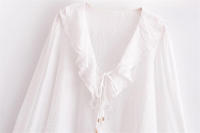 OUWU- Camisa Decorativa Con Volantes Colgantes Para Mujer Primavera/Verano Nuevo Producto Ropa Casual Para Mujer - details 2