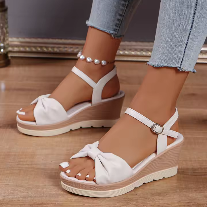 Sandalias de cuña para mujer, zapatos de verano - 1