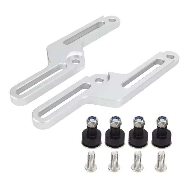 Kit de soporte de montaje para parabrisas de motocicleta, repuesto para SUZUKI V‐STROM DL650 2017‐2020 plateado - 1