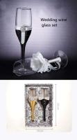 Copas de champán estilo chino, regalo, emparejamiento de vino, pareja, copa de boda, suministros para fiesta, 1 par - details 0