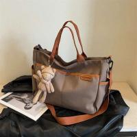 Bolso grande impermeable de lona con cierre de cremallera extraíble multicapa para momia - details 3