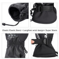 WEST BIKING-Guantes Térmicos de invierno para ciclismo, manoplas cálidas para esquí, Snowboard y pesca, para hombre y mujer - details 8