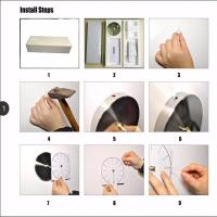 Reloj de pared con espejo acrílico de Número Romano grande 2D/3D, pegatina de moda DIY, relojes de cuarzo, decoración del hogar, pegatinas para el salón - details 15
