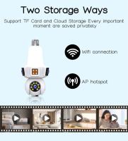 Cámaras de vigilancia wifi doméstico inalámbrico WIFI inteligente remoto  interior Lámpara alarma vigilancia - details 5