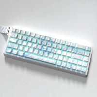 Teclas Nakano Miku de 64 teclas, bonita tapa con estampado lateral, perfil de cereza PBT, teclas para juegos, accesorios para teclado nical - details 2