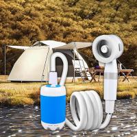 Cabezal de ducha portátil recargable para jardín móvil, bomba de agua de un cubo, sin necesidad de extensiones de manguera adicionales - details 7