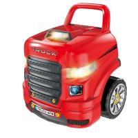Juguete de Motor de camión grande, juego de reparación mecánica para niños pequeños, vehículo de Motor de desmontar, estación de servicio de coche de juego de simulación - details 0