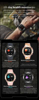2025 deportes al aire libre resistencia gran capacidad 650 mAh nuevo reloj inteligente para hombres impermeable 100 + modo deportivo brújula Bluetooth llamada frecuencia cardíaca oxígeno en sangre fitness reloj inteligente para mujeres - details 11