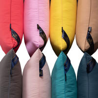 Almohada de cama de poliéster suave y cómoda, almohadas blancas para dormir de lado y espalda y estómago - details 0