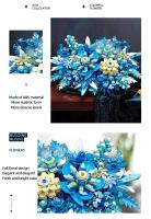Kit de Bloques de Construcción de Flor Eterna de Fantasía 917PCS Ladrillos Creativos para Adultos y Niños Decoración de Escritorio Juguetes STEM - details 5