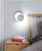Lámpara LED de pared moderna para dormitorio, luz de pared de cabecera, CA 90V-260V, LED para interior, 360 giratorio, decoración de iluminación de pasillo del hogar de aluminio - details 6