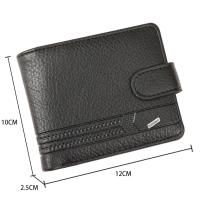 Cartera Bifold Corta para Hombres Cuero PU Porta Tarjetas de Crédito Monedero Bolsos y Viajes - details 9