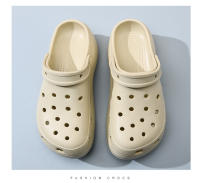 Nube agujero zapatos de las mujeres usan zapatillas EVA en verano, aumentando la playa desodorante de suela gruesa resistente al desgaste y transpirable bolsa cabeza de arrastre - details 8