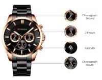 Reloj de Cuarzo para Hombres CURREN 8358 Funcionalidad Multifuncional Resistente al Agua - details 5