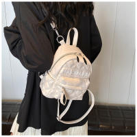 Bolso pequeño bordado acolchado, nuevo estilo, mochila de verano para mujer, Mini bolso escolar, mochila de viaje informal - details 16