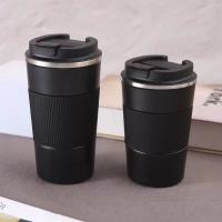 Taza de Vacío Aislada de Acero Inoxidable 304 Estilo de Cuero de Tercera Generación - details 4