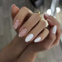 24 Unids/CA Love Pink Juego Completo Falso, Uñas Artificiales Removibles Impermeables, Uñas Decorativas para Mujer - details 6