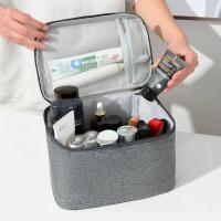 Bolsa de Inodoro de Viaje al Aire Libre Bolsa de Maquillaje de Gran Capacidad Impermeable de Tela Oxford Organizador de Empaquetado de Cosméticos para Mujeres - details 7