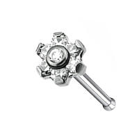 ASTM-pendientes de titanio F136, Piercing para la nariz, labio, oreja, Labret, cartílago, Tragus Simple, 20g, joyería para el cuerpo - details 3