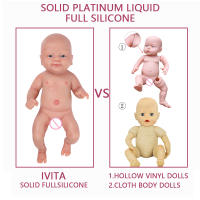 Muñeca de Silicona IVITA 14 pulgadas Juguete Realista de Bebé Niño Personalizable - details 5