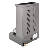 Máquina Shawarma Vertical de Gas Doner Kebab Grill giroscopio asador horno carne asador con 2 quemadores para cocina comercial de restaurante en casa - details 3