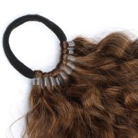 Peluca de cola de caballo Afro rizada permanente de maíz, extensión de cola de caballo, banda para el cabello, cola de caballo rizada ondulada larga, postizo de cola de poni Natural falso - details 12