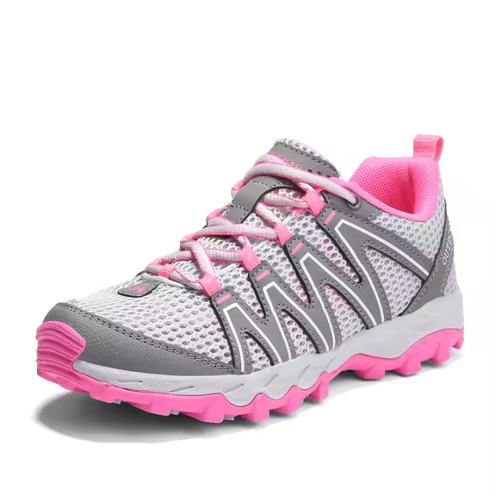 Zapatos de senderismo de verano para mujer, zapatillas de deporte transpirables de malla para senderismo y trotar, calzado deportivo para exteriores, calzado de escalada de montaña antideslizante - 1