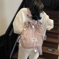 Mochila de almacenamiento para raquetas deportivas de gran capacidad, bolso de hombro ligero de Color sólido para Fitness, bolso de mano para tenis, bolsa de Fitness con cordón - details 8