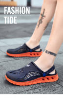 Sandalias de piscina para hombre, zapatos de playa cómodos para exteriores, zuecos de jardín, zapatillas antideslizantes de agua informales, chanclas de verano - details 15