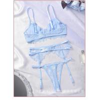 HERA Fashion Nuevo conjunto de sujetador de lencería sexy dulce rosa bordado - details 20
