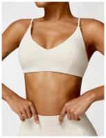 Sujetador de mujer con correa cruzada sujetador de yoga transpirable entrenamiento sexy espalda hermosa top de fitness - details 12