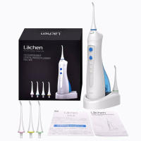 Irrigador bucal portátil inalámbrico L ä chen 3 modos, estación de carga inalámbrica USB, hilo dental impermeable IPX7, equipado con 5 - details 5