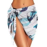 Conjunto de Bikini Transparente Pantalones Cortos Estampados para Mujer Traje de Baño - details 6