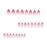 Uñas postizas rosas con purpurina brillante, aplicación, uñas fáciles de quitar, uso diario y fiestas - details 4